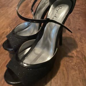 Black high heels